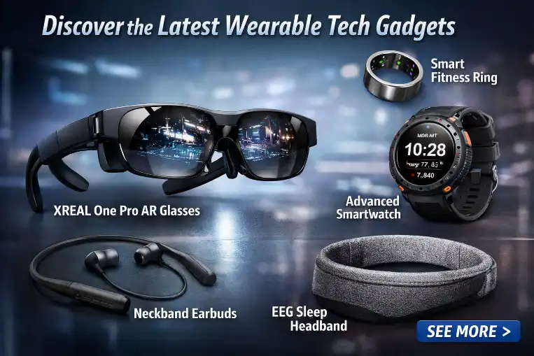 Discover the latest wearable tech gadgetsDiscover the latest wearable tech gadgets