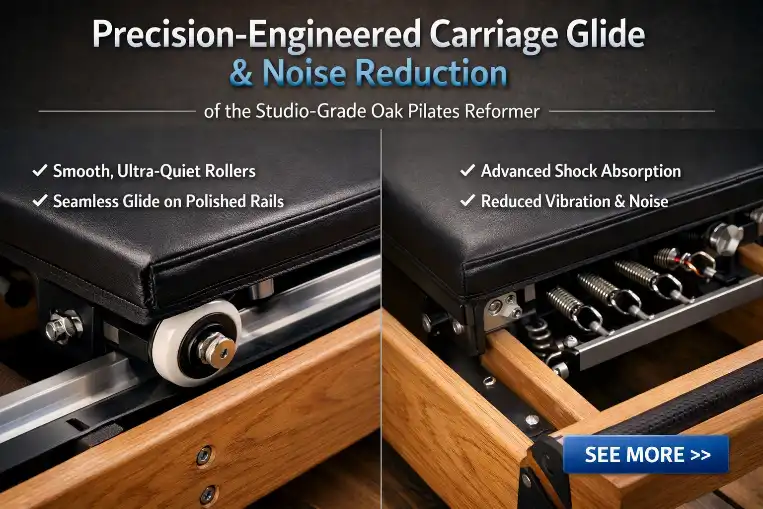 Precision Engineered Carriage Glide and Noise Reduction